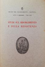 Studi Sul Risorgimento E Sulla Resistenza