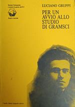 Per Un Avvio Allo Studio Di Gramsci