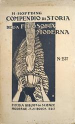 Compendio Di Storia Della Filosofia Moderna