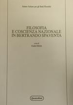 Filosofia E Coscienza Nazionale In Bertrando Spaventa