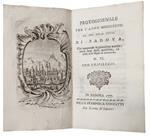 Protogiornale Per L'Anno Mdcclxxvii Ad Uso Della Città Di Padova, Che Comprende Le Giornaliere Notizie Molti Fatti Della Medesima, Ed Altre Cose Degne Di Memoria. N. Vi