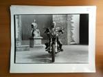 Fotografia originale Claudio Villa su Harley Davidson anni '80 - E15491