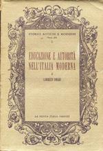 Educazione E Autorita Nell'Italia Moderna