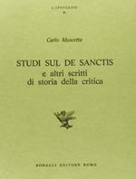 Studi sul De Sanctis e altri scritti di storia della critica