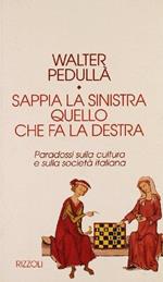 Sappia la Sinistra quello che fa la Destra