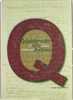 Quadriennale d'Arte di Roma. Inventario dell'archivio