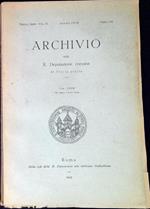 Archivio della R. Deputazione Romana di Storia Patria vol. 68, XI della nuova serie., fasc. 1-4