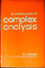 An introduction to complex analysis