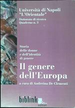 Il genere dell'Europa : le radici comuni della cultura europea e l'identità di genere