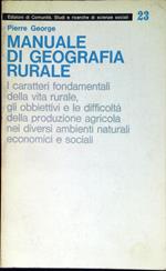 Manuale di geografia rurale