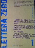 Lettera zero : rivista quadrimestrale febbraio maggio 2015 Scrittori libri e dissonanze