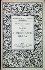 Saggio sulla storiografia greca