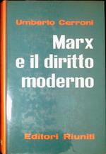 Marx e il diritto moderno