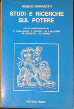 Studi e ricerche sul potere vol.1