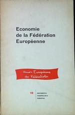 Economie de la Fédération européenne, 1952