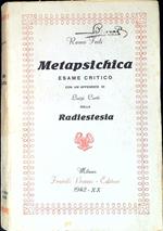 Metapsichica : esame critico con appendice di Luigi Curti sulla Radiestesia