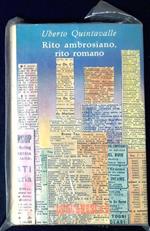 Rito ambrosiano, rito romano