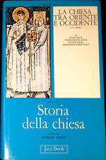 La Chiesa tra Oriente e Occidente : la Chiesa imperiale in Oriente, l'incontro della Chiesa con i barbari, il monachesimo latino (V-VII sec.)