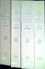 Tutti gli scritti di Camillo Cavour. Quattro volumi