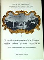 Il movimento nazionale a Trieste nella prima guerra mondiale : studi e testimonianze a cura di Giulio Cervan