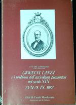 Giovanni Lanza e i problemi dell'agricoltura piemontese nel secolo XIX