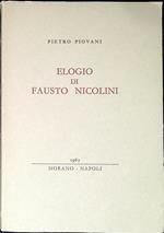 Elogio di Fausto Nicolini