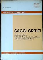 Saggi critici : Cinquecento minore: O. Ariosti, G. M. Verdizzotti e il loro influsso nella vita e nell'opera del Tasso