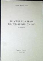 Le norme e la prassi del parlamento italiano