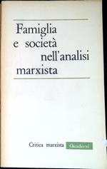 Famiglia e società nell'analisi marxista : atti del Seminario organizzato dall'Istituto Antonio Gramsci nei giorni 14-15 maggio 196