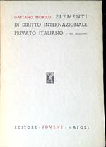 Elementi di diritto internazionale privato italiano