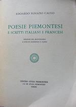 Poesie Piemontesi E Scritti Italiani E Francesi