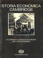 Storia economica Cambridge:Economia e società in Europa nell'età moderna