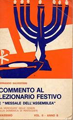 Commento al Lezionario Festivo i 