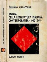 Storia della letteratura italiana contemporanea. (1940-1965)