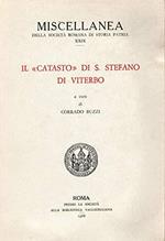 Il catasto di S. Stefano di Viterbo Miscellanea della società romana di stopria patria - XXIX