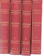 Storia della Letteratura Italiana Vol 1,2,3,4 Utet ( opera completa )