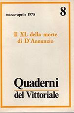 Quaderni del Vittoriale n.8 - marzo aprile 1978