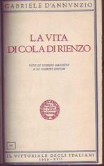 La vita di Cola di Rienzo vite di uomini illustri e di uomini oscuri