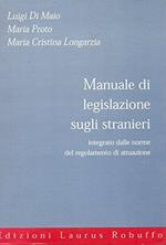 Manuale di legislazione sugli stranieri