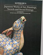 Japanese works of art, paintings, swords and sword fittings