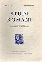 Studi Romani rivista bimestrali - Anno XI n. 5 Sett/ott 1963