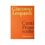 Canti - Prose scelte