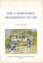 For a responsible Trassmission of life