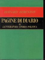 Pagine di diario II . Letteratura / Storia / Politica