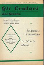 Gli Oratori del giorno rassegna mensile d'eloquenza Anno ( Maggio - Giugno 1980 ) XLVIII - n. 5-6