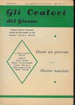 Gli Oratori del giorno rassegna mensile d'eloquenza Anno ( Gennaio 1985 ) LIII n. 1