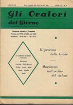 Gli Oratori del giorno rassegna mensile d'eloquenza Anno ( Apr. 1986 ) LIV n. 4