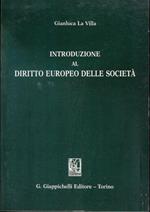 Introduzione al diritto europeo delle società