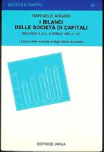 I Bilanci delle società di capitali secondo il D.L. 9 aprile 1991 n. 27 ( i bilanci delle aziende e degli istituti di credito )