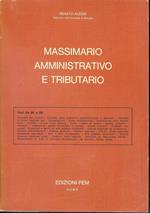 Massimario Amministrativo e Tributario - voci da 64 a 88 ( CONTR.-ESPO)